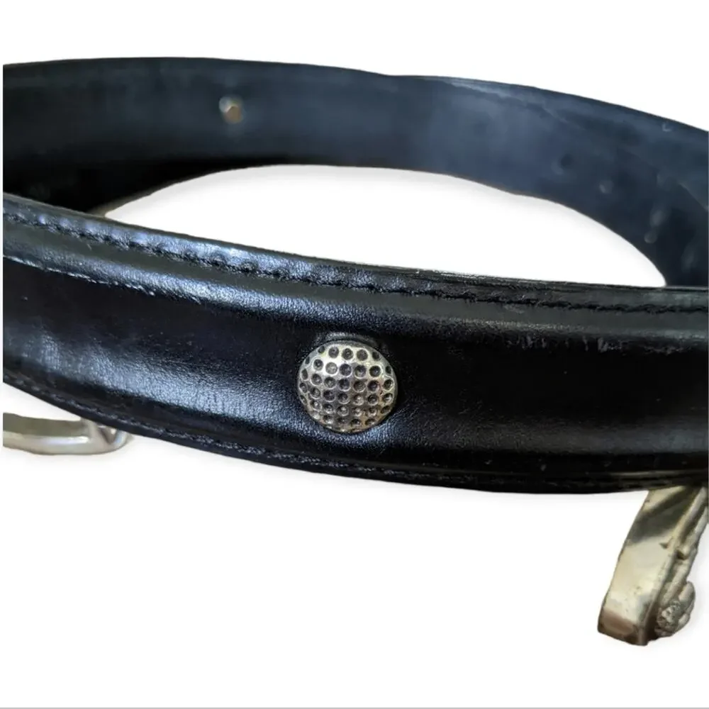 Onyx by Brighton Men's Leather Golf Belt Size 40
